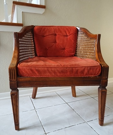 Accent Chair Before by Sharon @ Ms P Designs USA