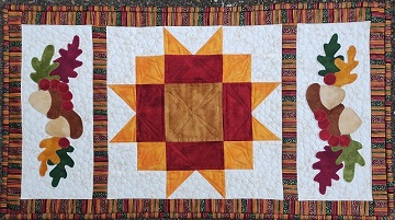 Autumn Star Table Topper by Ms P Designs USA