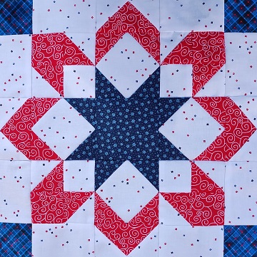 Fireworks Center Block by Sharon @ Ms P Designs USA