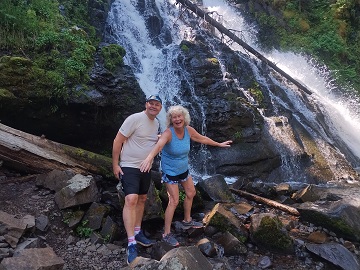 Blake & Sharon at Grotto Falls by Sharon @ Ms P Designs USA